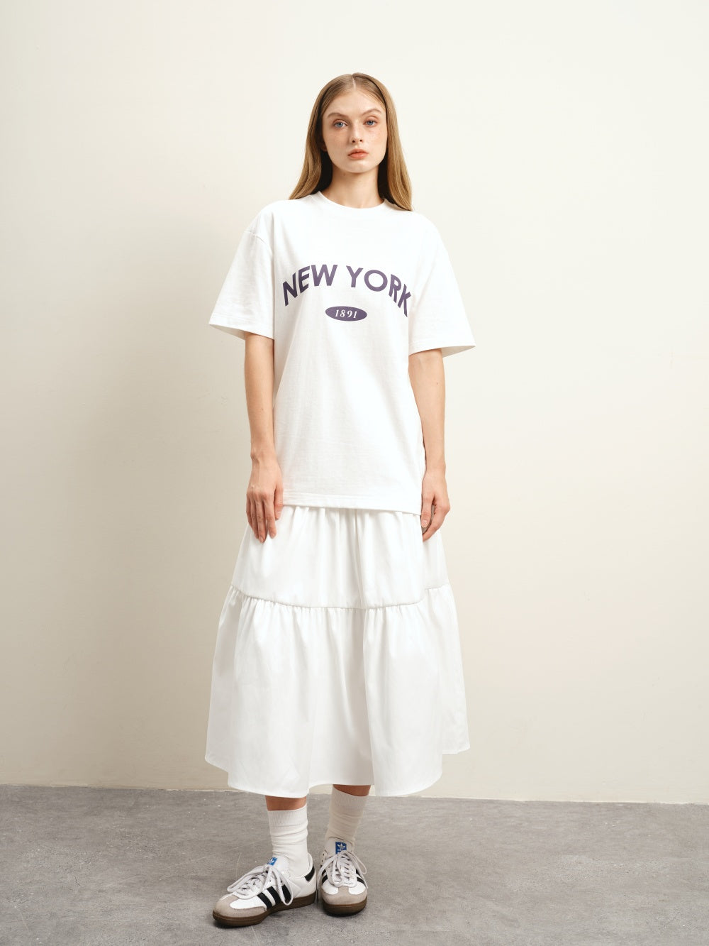 New York Print Oversized Unisex T-shirt